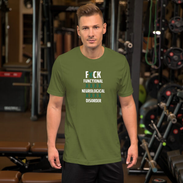 Fuck Functional Neurological Disorder Warrior T-Shirt - Image 5