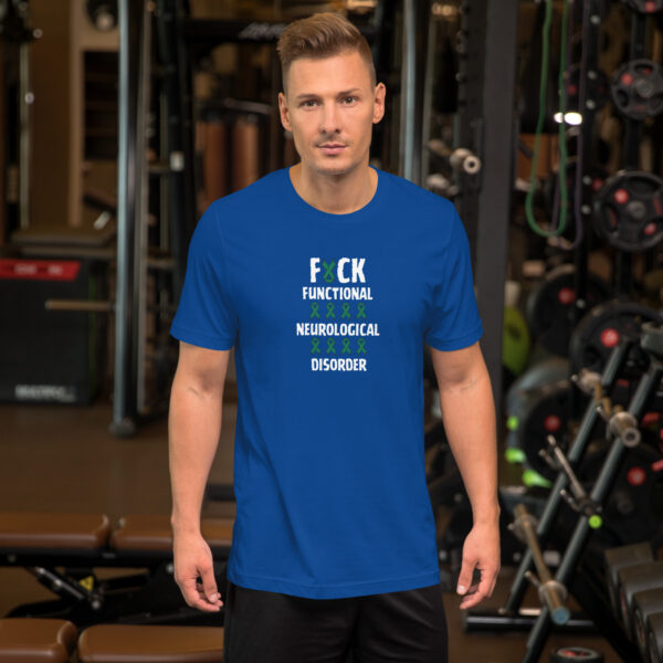 Fuck Functional Neurological Disorder Warrior T-Shirt - Image 4