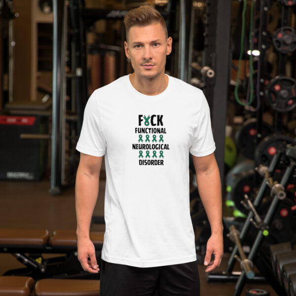 Fuck Functional Neurological Disorder Warrior T-Shirt - Image 11