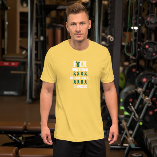 Fuck Functional Neurological Disorder Warrior T-Shirt - Image 10
