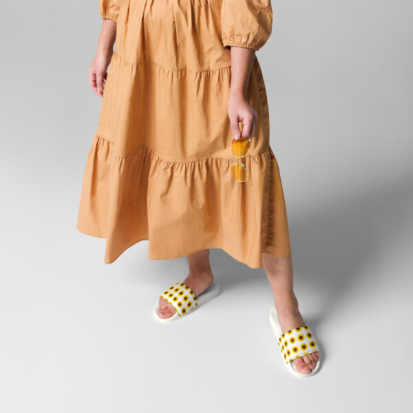 Sunflower Print Women's Slides - Image 2