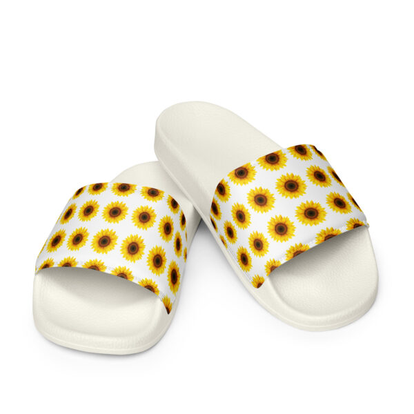 Sunflower Print Women's Slides - Image 9