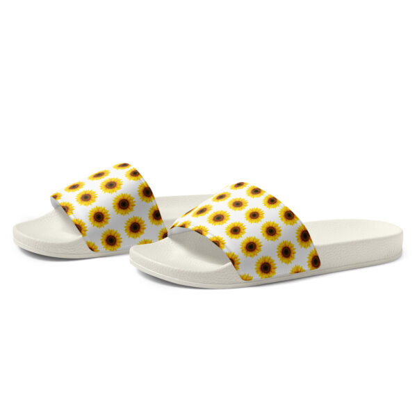 Sunflower Print Women's Slides - Image 7