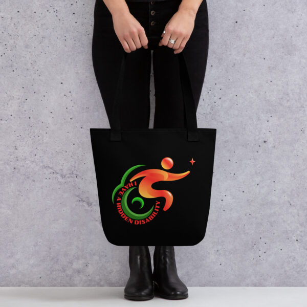 Hidden Disability Logo Tote Bag - Image 3