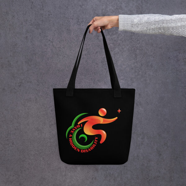 Hidden Disability Logo Tote Bag - Image 4