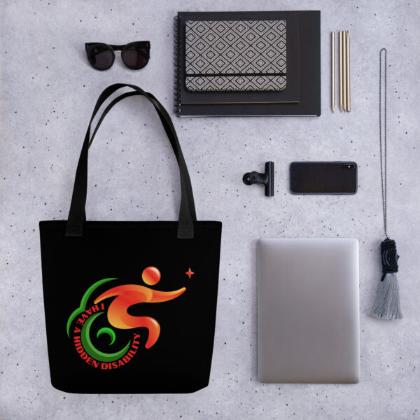 Hidden Disability Logo Tote Bag - Image 2