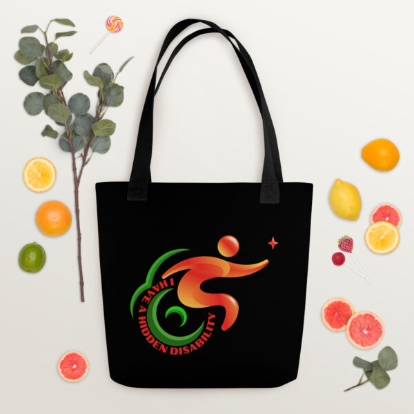 Hidden Disability Logo Tote Bag - Image 6