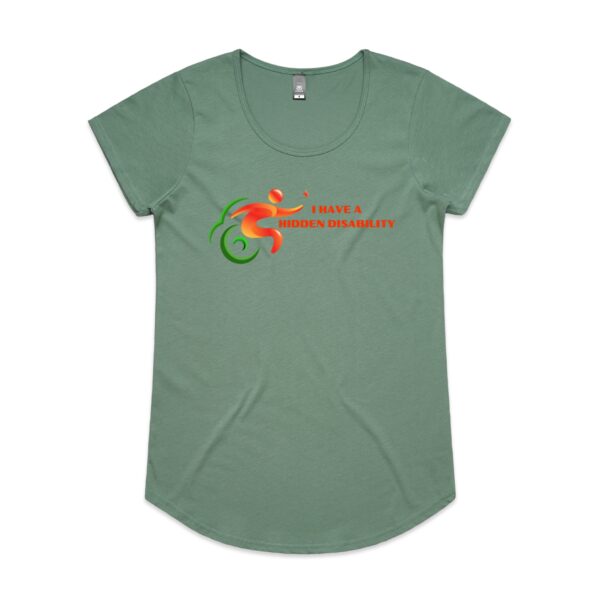 Ladies I Have A Hidden Disability Logo Mali Tee By AS COLOUR - Image 10