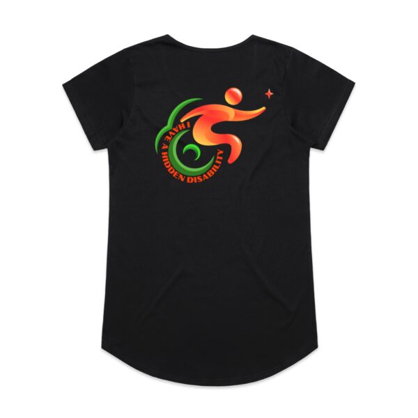 Ladies I Have A Hidden Disability Logo Mali Tee By AS COLOUR - Image 3