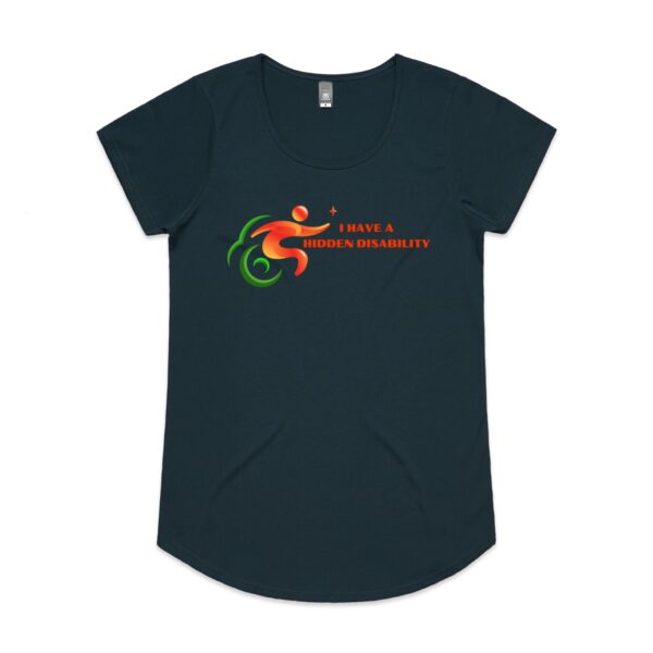 Ladies I Have A Hidden Disability Logo Mali Tee By AS COLOUR - Image 14