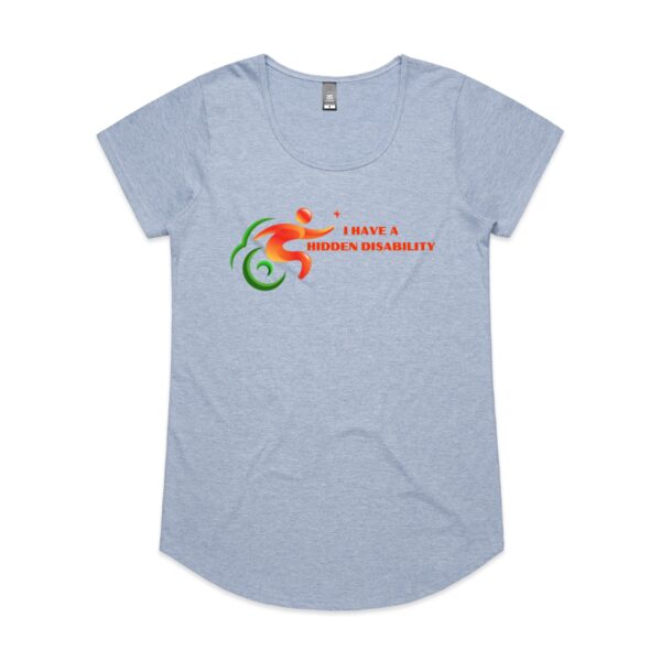 Ladies I Have A Hidden Disability Logo Mali Tee By AS COLOUR - Image 6