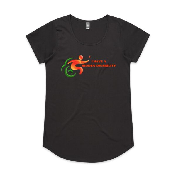 Ladies I Have A Hidden Disability Logo Mali Tee By AS COLOUR - Image 4