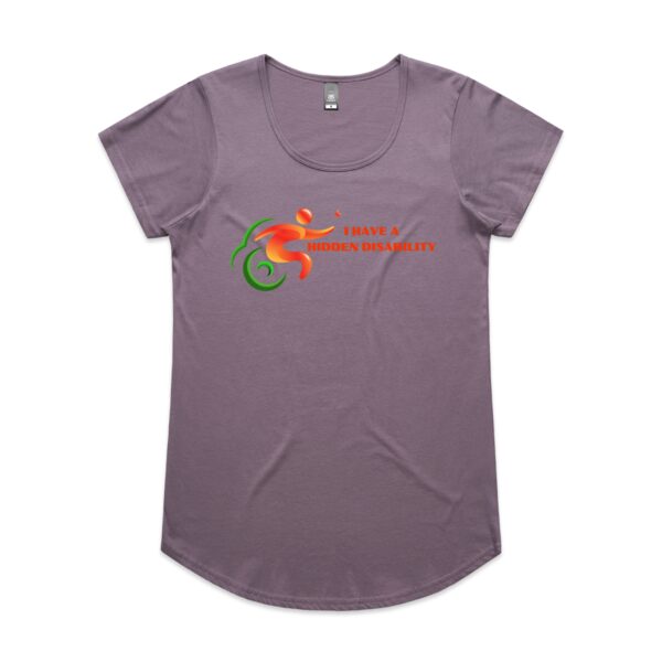 Ladies I Have A Hidden Disability Logo Mali Tee By AS COLOUR - Image 7