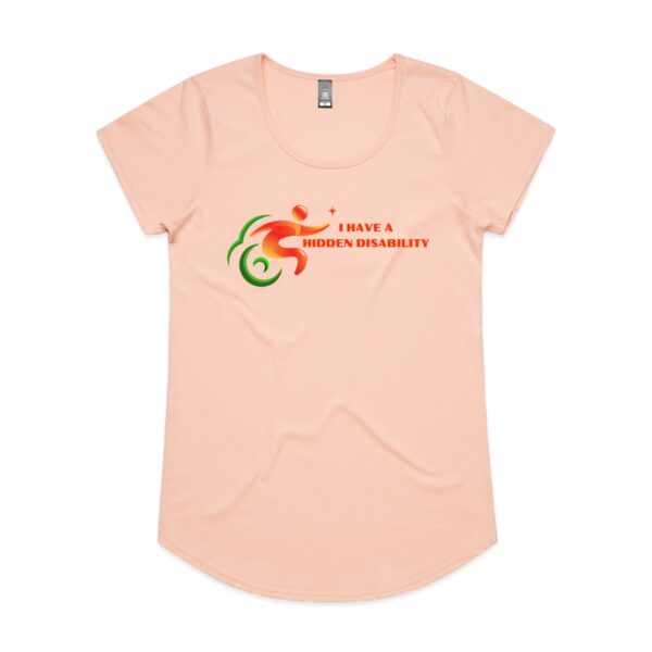 Ladies I Have A Hidden Disability Logo Mali Tee By AS COLOUR - Image 12