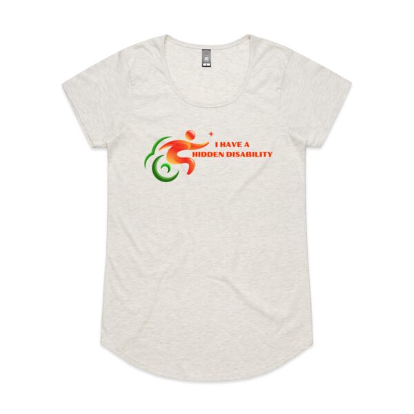 Ladies I Have A Hidden Disability Logo Mali Tee By AS COLOUR - Image 13
