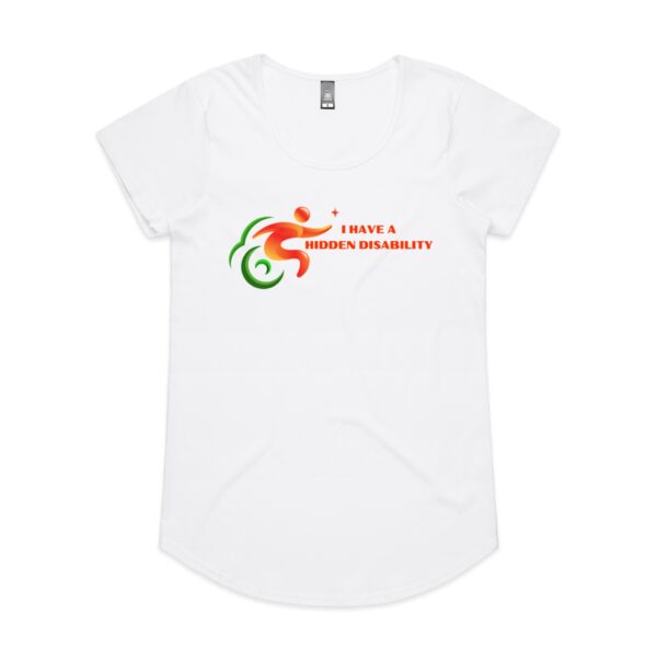 Ladies I Have A Hidden Disability Logo Mali Tee By AS COLOUR - Image 9