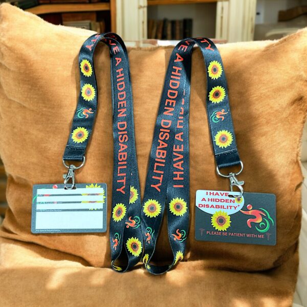 Black Lanyard & PVC ID Card Pack - Image 5