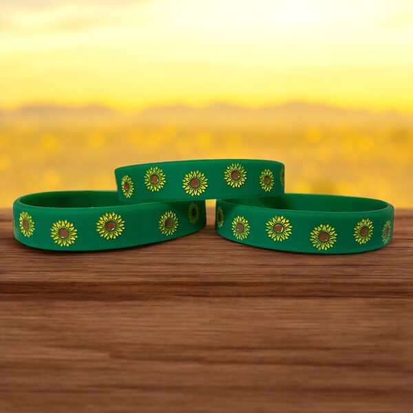 Sunflower Silicone Wristband - Image 6