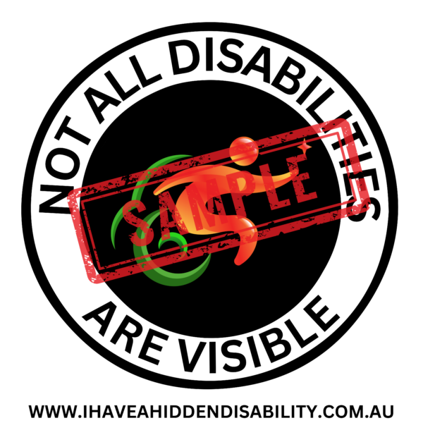 Not All Disabilities Are Visible - 6”x6” Vinyl Car Window Bumper Sticker Decal For Hidden Disability Awareness - Image 14