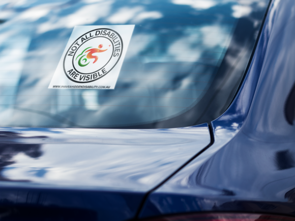 Not All Disabilities Are Visible - 6”x6” Vinyl Car Window Bumper Sticker Decal For Hidden Disability Awareness - Image 12