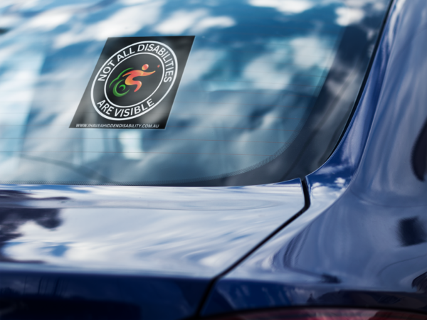 Not All Disabilities Are Visible - 6”x6” Vinyl Car Window Bumper Sticker Decal For Hidden Disability Awareness - Image 10