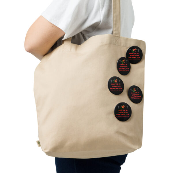 I Have a Hidden Disability Black 5-Pin Set - Empowering Advocacy Badge Pack, Thoughtful Gift for Awareness - Image 8
