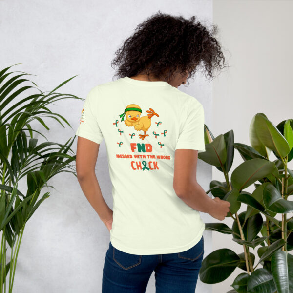 FND Messed With The Wrong Chick & Butterfly Warrior Design Unisex T-shirt - Image 47