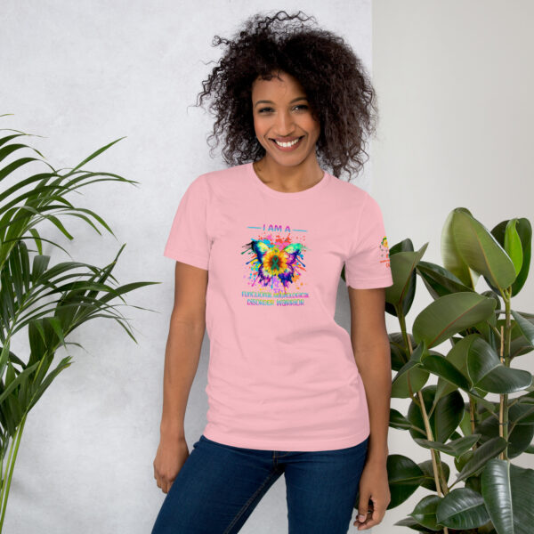 FND Messed With The Wrong Chick & Butterfly Warrior Design Unisex T-shirt - Image 34