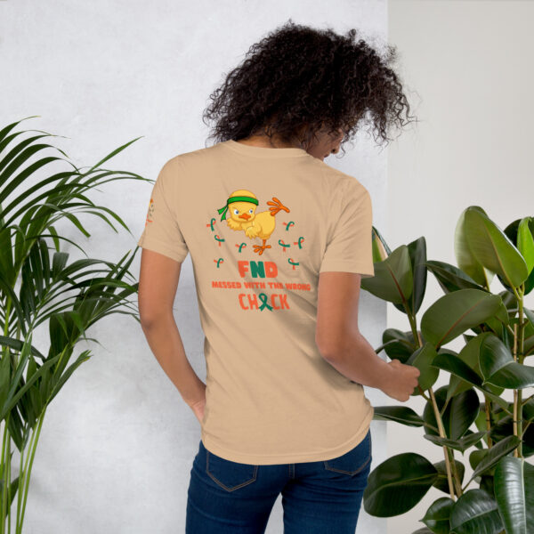 FND Messed With The Wrong Chick & Butterfly Warrior Design Unisex T-shirt - Image 27