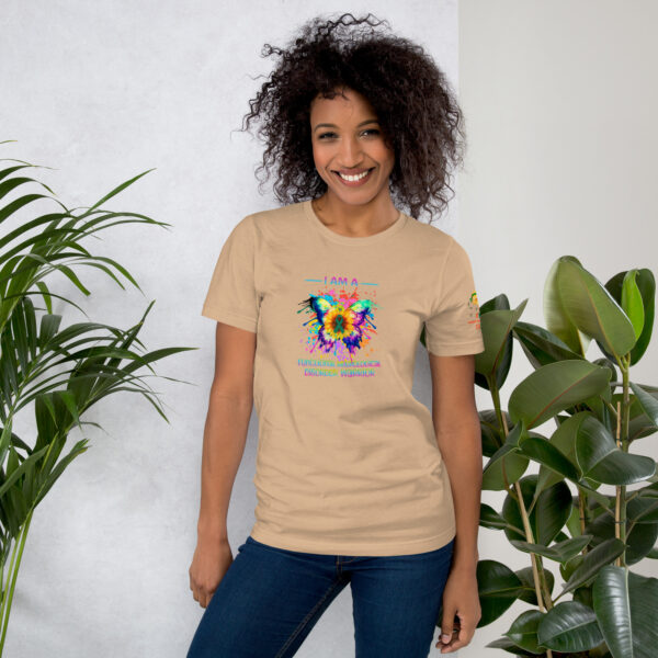 FND Messed With The Wrong Chick & Butterfly Warrior Design Unisex T-shirt - Image 26