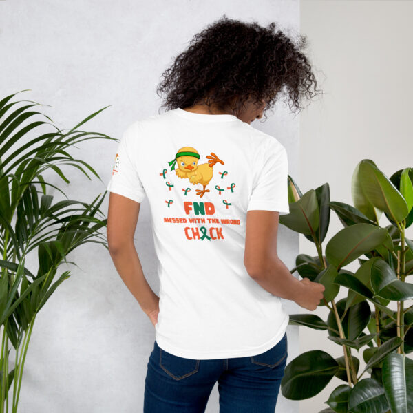 FND Messed With The Wrong Chick & Butterfly Warrior Design Unisex T-shirt - Image 50