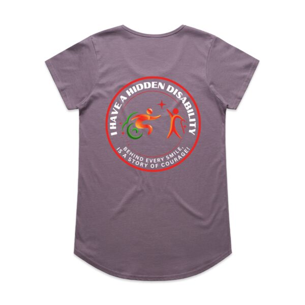 I Have A Hidden Disability Ladies Mali Tee By AS COLOUR | 4008 - Image 17