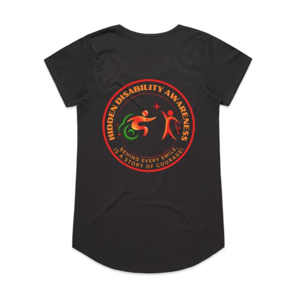 Hidden Disability Awareness Ladies Mali T-Shirt By AS COLOUR - Image 7