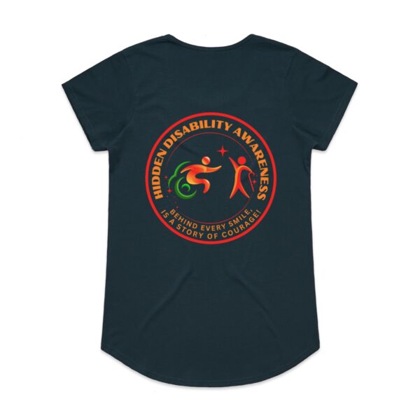 Hidden Disability Awareness Ladies Mali T-Shirt By AS COLOUR - Image 9