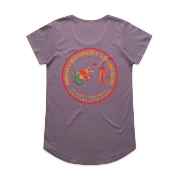Hidden Disability Awareness Ladies Mali T-Shirt By AS COLOUR - Image 13