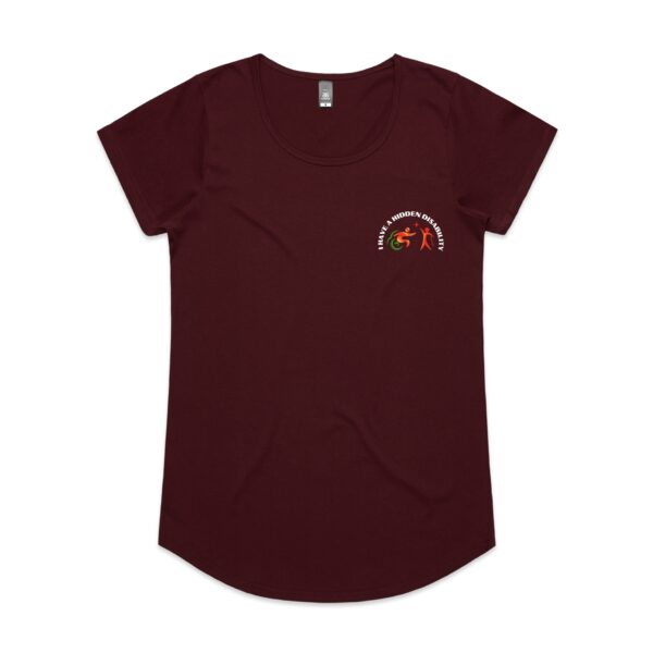 I Have A Hidden Disability Ladies Mali Tee By AS COLOUR | 4008 - Image 4