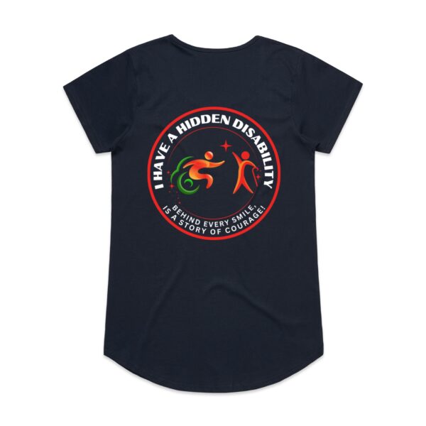 I Have A Hidden Disability Ladies Mali Tee By AS COLOUR | 4008 - Image 11