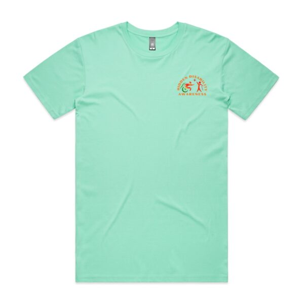 Hidden Disability Awareness Mens Staple T-Shirt by AS Colour 5001 - Image 2