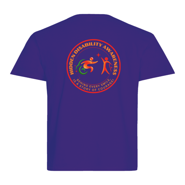 Hidden Disability Awareness Youth Essential Tee | OCT100KID - Image 11