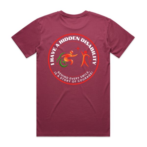 I Have A Hidden Disability Awareness Mens Staple T-Shirt by AS Colour 5001 - Image 7
