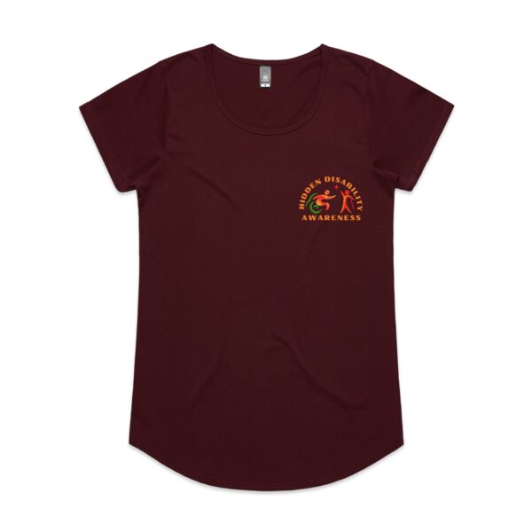 Hidden Disability Awareness Ladies Mali T-Shirt By AS COLOUR - Image 4