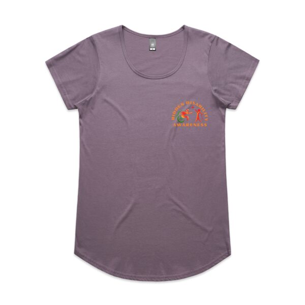 Hidden Disability Awareness Ladies Mali T-Shirt By AS COLOUR - Image 12