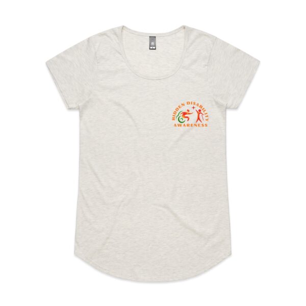 Hidden Disability Awareness Ladies Mali T-Shirt By AS COLOUR - Image 16