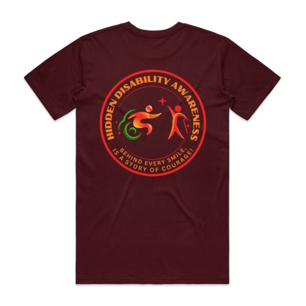 Hidden Disability Awareness Mens Staple T-Shirt by AS Colour 5001 - Image 7