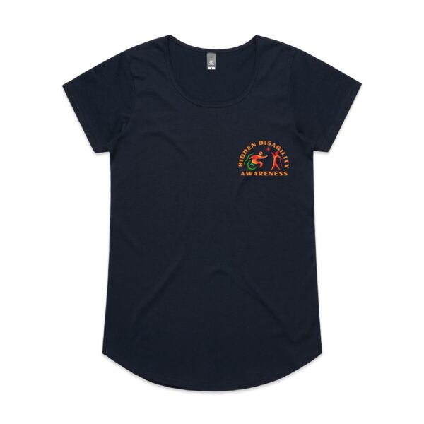 Hidden Disability Awareness Ladies Mali T-Shirt By AS COLOUR - Image 14