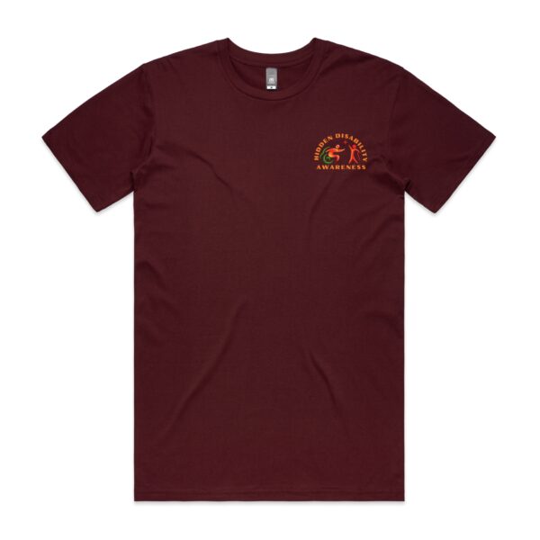 Hidden Disability Awareness Mens Staple T-Shirt by AS Colour 5001 - Image 6