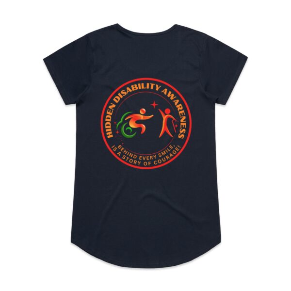 Hidden Disability Awareness Ladies Mali T-Shirt By AS COLOUR - Image 15