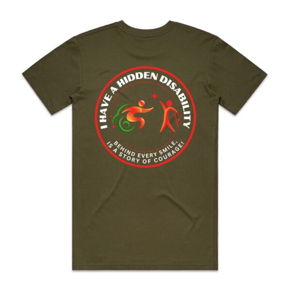 I Have A Hidden Disability Awareness Mens Staple T-Shirt by AS Colour 5001 - Image 5