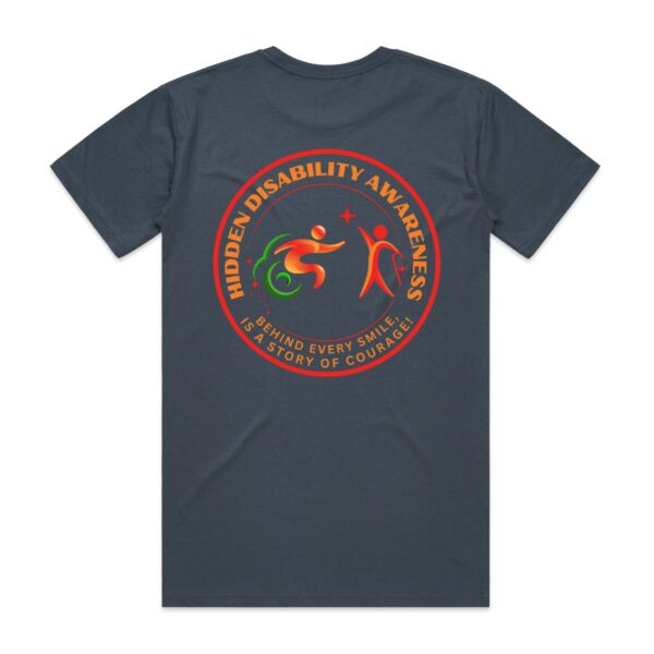 Hidden Disability Awareness Mens Staple T-Shirt by AS Colour 5001 - Image 17