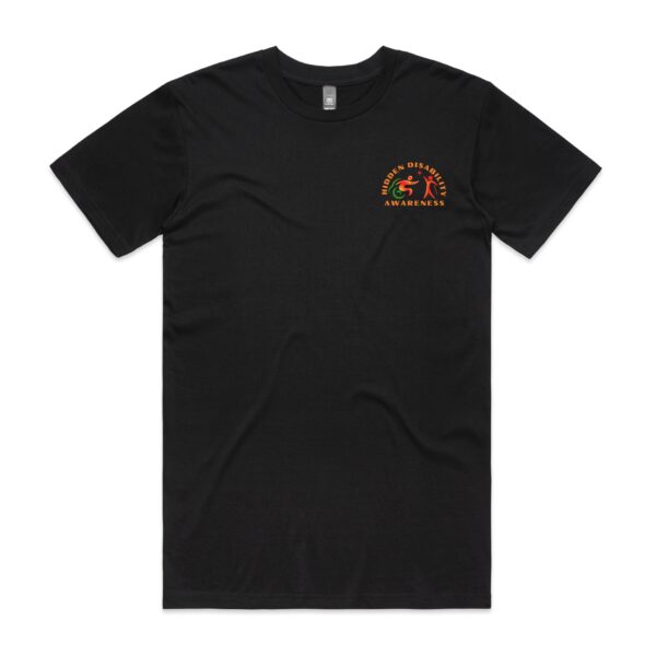 Hidden Disability Awareness Mens Staple T-Shirt by AS Colour 5001 - Image 4